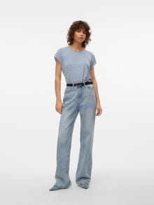 Vero Moda VMAVA T-Shirt -Coronet Blue - 10284469