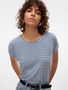 Vero Moda VMAVA T-Shirt -Coronet Blue - 10284469