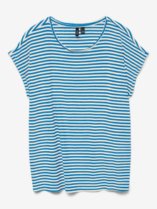 Vero Moda VMAVA T-Shirt -Ibiza Blue - 10284469