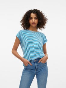 Vero Moda VMAVA T-shirts -Ibiza Blue - 10284469