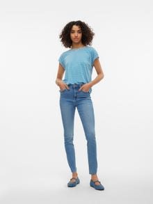 Vero Moda VMAVA T-shirts -Ibiza Blue - 10284469