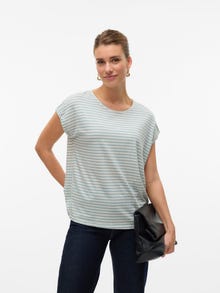Vero Moda VMAVA T-Shirt -Gray Mist - 10284469