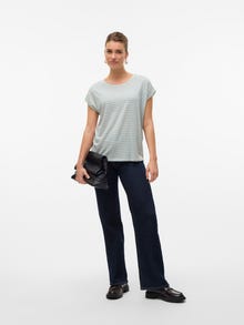 Vero Moda VMAVA T-Shirt -Gray Mist - 10284469