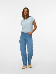 Vero Moda VMAVA T-Shirt -Airy Blue - 10284469