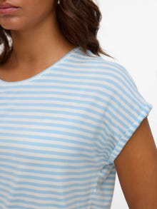 Vero Moda Tavapärane lõige Ümmargune kaelus T-särk -Airy Blue - 10284469