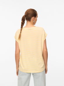 Vero Moda VMAVA T-shirt -Pale Banana - 10284469
