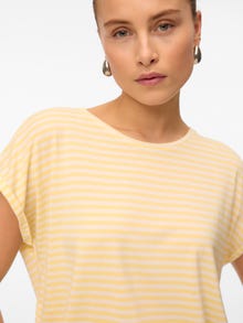 Vero Moda VMAVA T-shirt -Pale Banana - 10284469