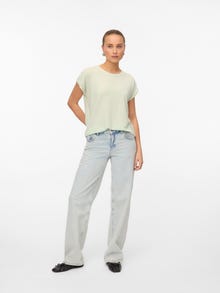 Vero Moda VMAVA T-shirt -Birds Egg Green - 10284469