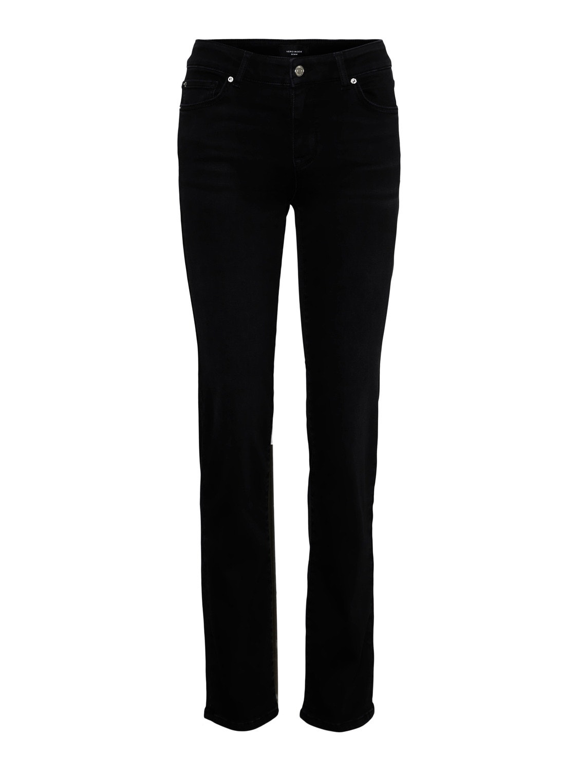 Vero Moda VMDAF Straight Fit Jeans -Black Denim - 10284791