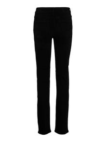 Vero Moda VMDAF Mid Rise Gerade geschnitten Jeans -Black Denim - 10284791