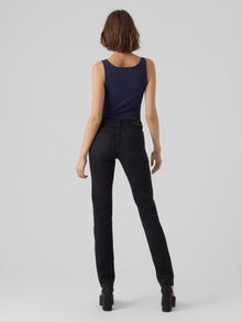 Vero Moda VMDAF Rak passform Jeans -Black Denim - 10284791