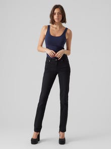 Vero Moda VMDAF Straight Fit Jeans -Black Denim - 10284791