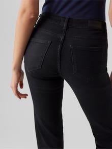 Vero Moda VMDAF Mid Rise Gerade geschnitten Jeans -Black Denim - 10284791
