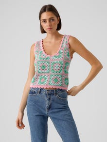 Vero Moda VMVEA Pullover -Bright Green - 10284921