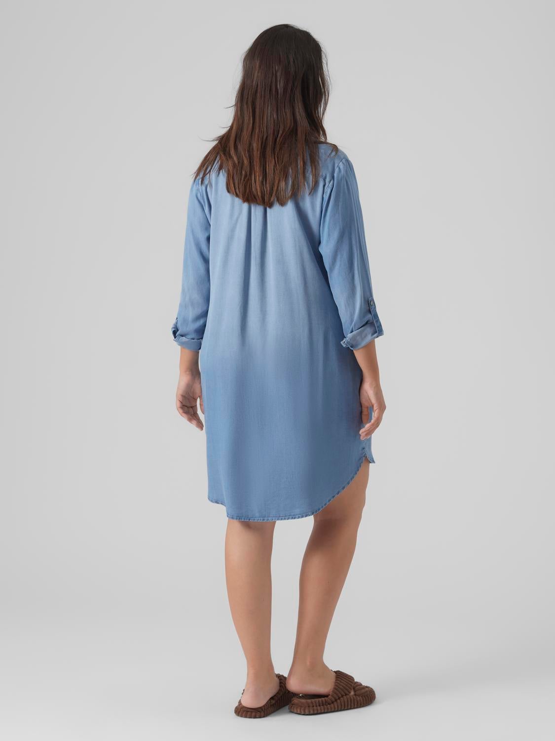 Robe chemise best sale jean vero moda