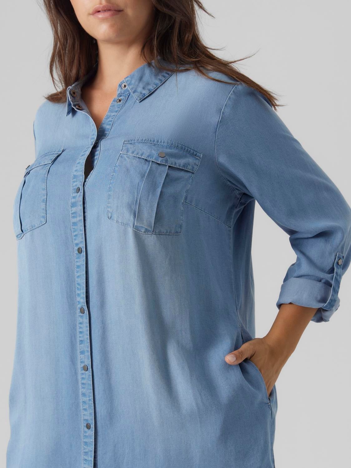 Denim jurk best sale vero moda