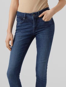 Vero Moda VMEMBRACE Krój skinny Jeans -Dark Blue Denim - 10285018