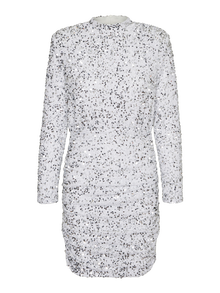 Vero Moda VMBELLA Kort kjole -Bright White - 10285029