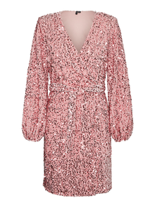 Vero Moda VMBELLA Kurzes Kleid -Candy Pink - 10285030