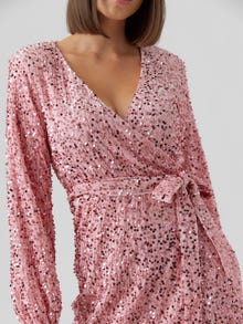Vero Moda VMBELLA Krótka sukienka -Candy Pink - 10285030