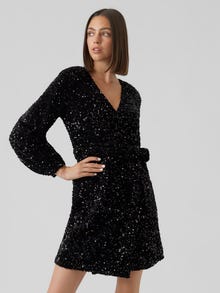Vero Moda VMBELLA Kurzes Kleid -Black - 10285030