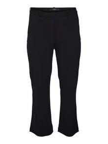 Vero Moda VMZAMIRA Mid waist Trousers -Black - 10285037