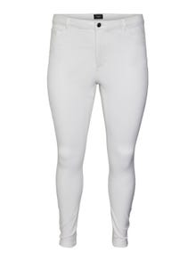 Vero Moda VMPHIA High rise Skinny Fit Jeans -Bright White - 10285085