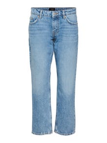 Vero Moda VM90S Låg midja Rak passform Jeans -Medium Blue Denim - 10285105
