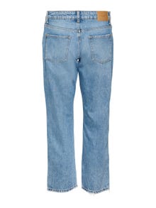 Vero Moda VM90S Lav talje Straight fit Jeans -Medium Blue Denim - 10285105