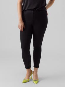 Vero Moda VMPHIA Hög midja Slim Fit Jeans -Black - 10285110