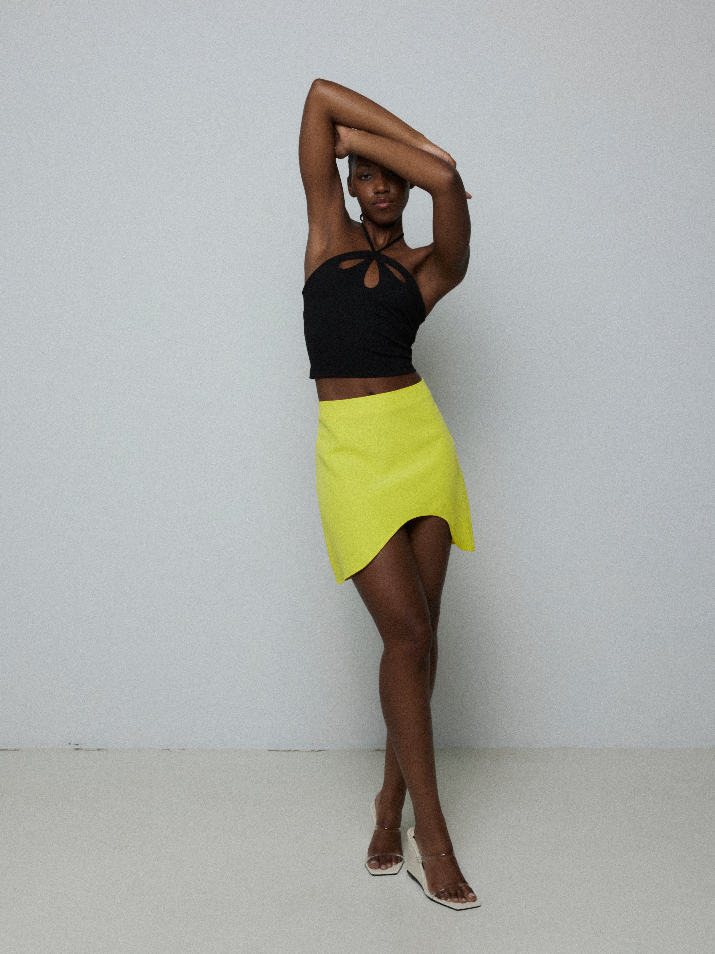 Mustard shop skirt short