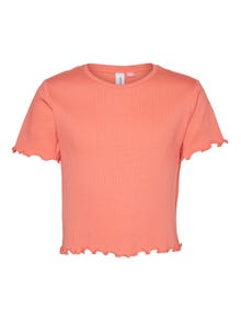 Vero Moda VMLAVENDER T-shirts -Georgia Peach - 10285290