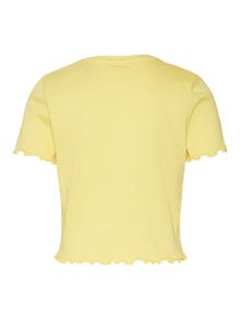 Vero Moda VMLAVENDER T-skjorte -Lemon Zest - 10285290