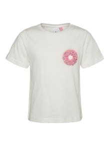 Vero Moda VMMIAFRANCIS T-Shirt -Snow White - 10285292