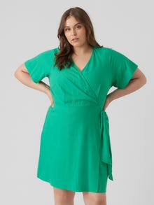 Vero Moda VMMYMILO Kurzes Kleid -Bright Green - 10285345