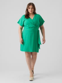 Vero Moda VMMYMILO Krótka sukienka -Bright Green - 10285345