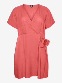 Vero Moda VMMYMILO Short dress -Georgia Peach - 10285345