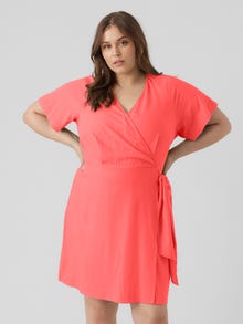 Vero Moda VMMYMILO Korte jurk -Georgia Peach - 10285345