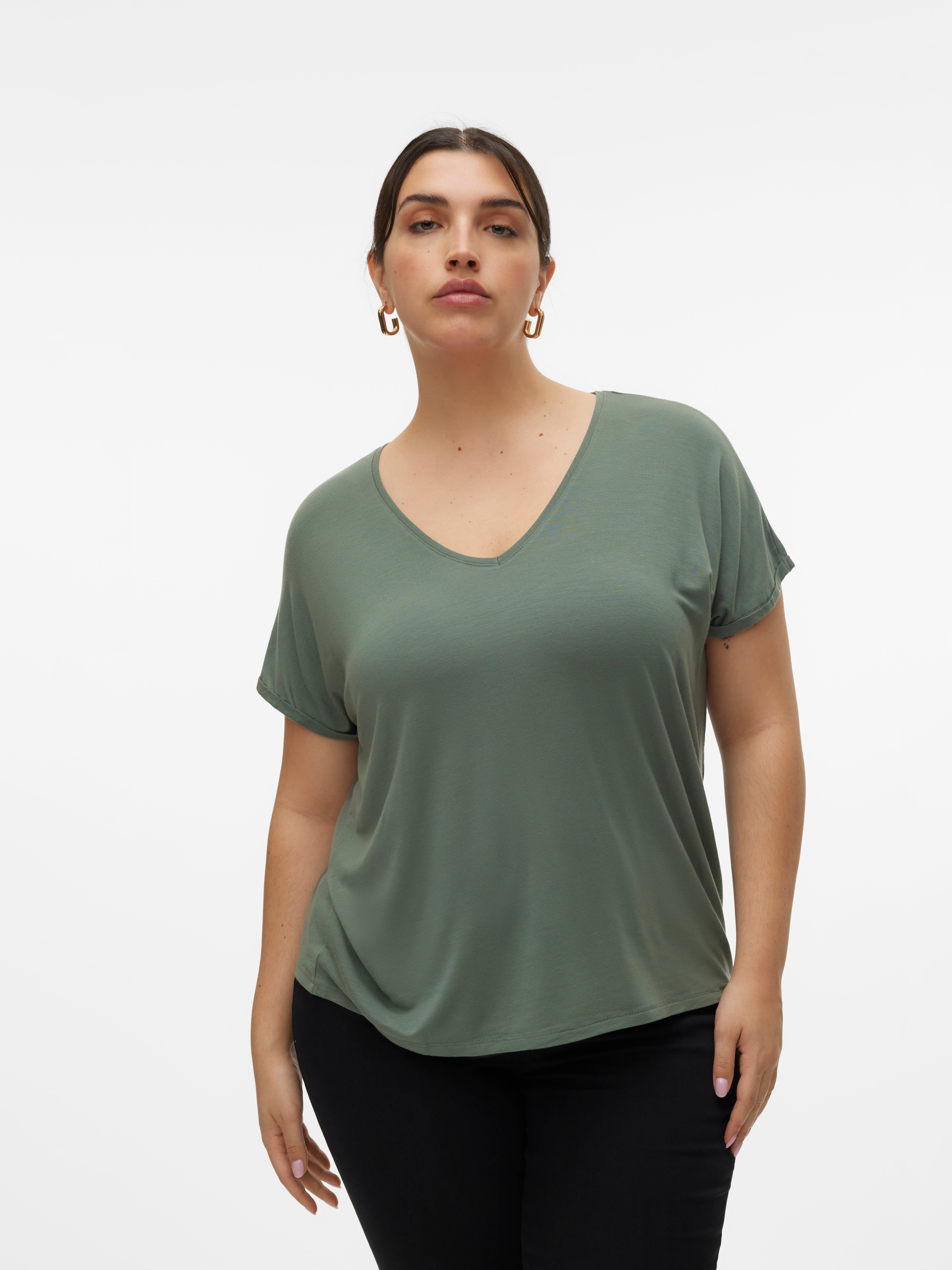 Tee shirt Ohlala Liberty VERA Vert céladon