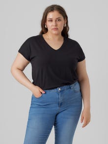 Vero Moda VMAYA T-Shirt -Black - 10285453
