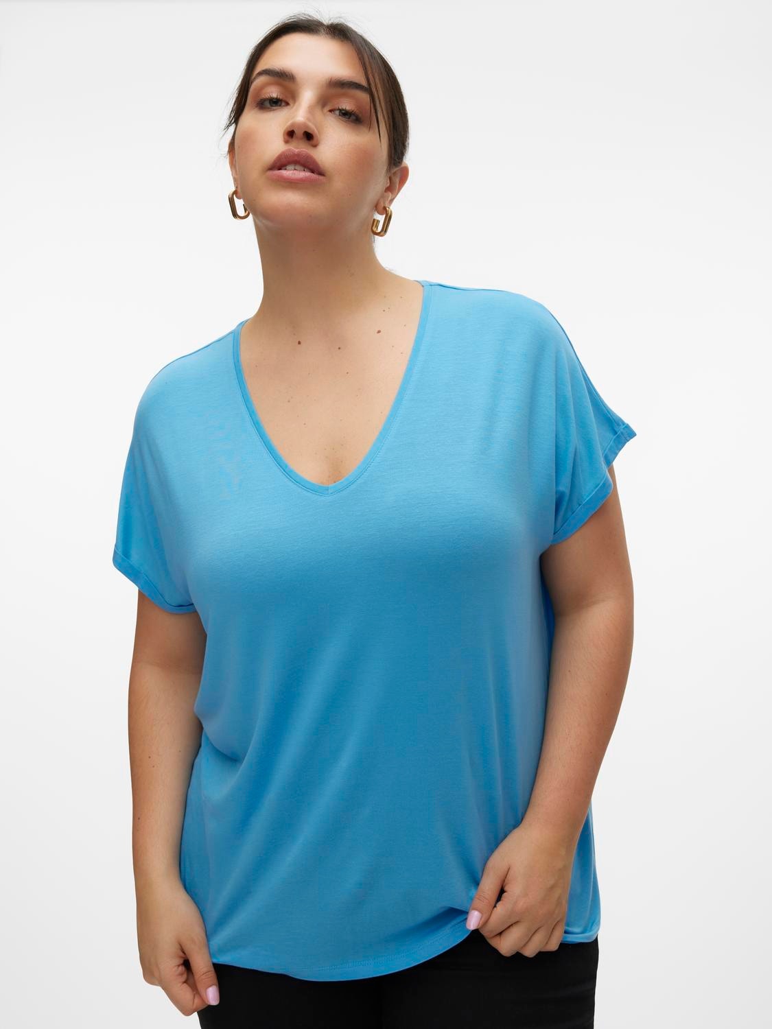 Vero Moda VMAYA T-shirt -Bonnie Blue - 10285453