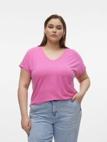 Vero Moda VMAYA T-Shirt -Pink Cosmos - 10285453