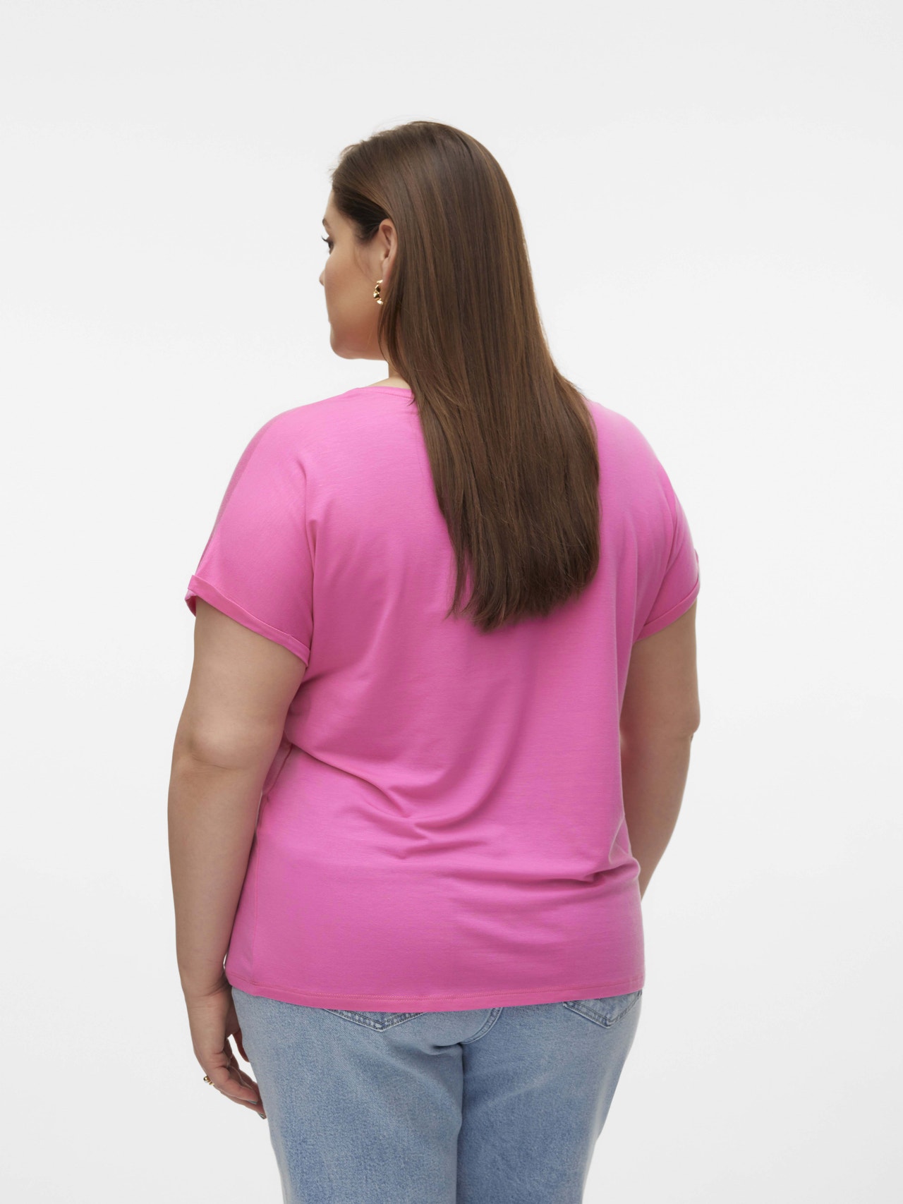 Vero Moda VMAYA T-Shirt -Pink Cosmos - 10285453
