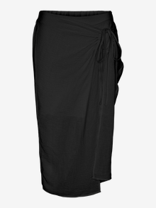 Vero Moda VMCHRIS Hög midja Lång kjol -Black - 10285597