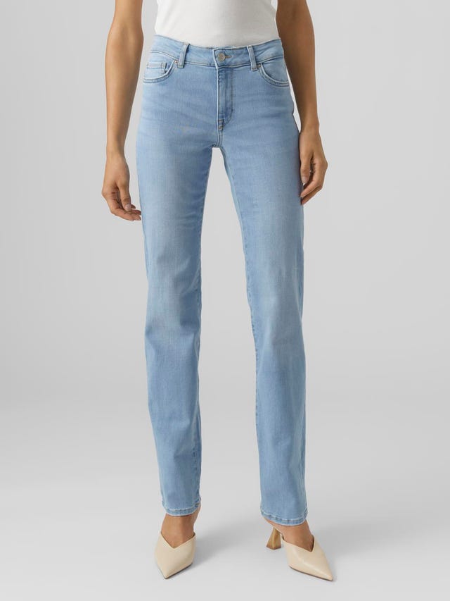 Vero Moda VMDAF Mid rise Straight Fit Jeans - 10285862