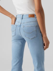 Vero Moda VMDAF Mid rise Straight Fit Jeans -Light Blue Denim - 10285862