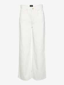 Vero Moda VMKATHY Super high rise Wide fit Jeans -Snow White - 10286011