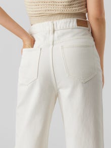 Vero Moda VMKATHY Super high rise Wide fit Jeans -Snow White - 10286011