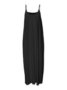 Vero Moda VMLUNA Lang kjole -Black - 10286077