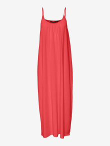 Vero Moda VMLUNA Langes Kleid -Cayenne - 10286077